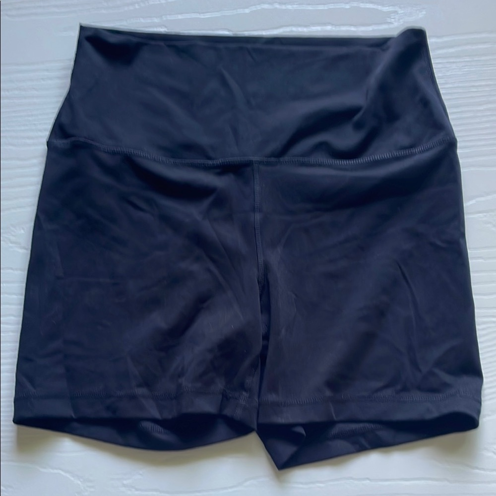 Yogalicious Black Bike Shorts Moisture-Wicking Athletic